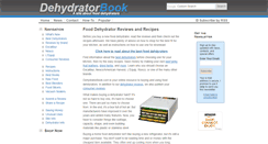 Desktop Screenshot of dehydratorbook.com
