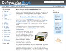 Tablet Screenshot of dehydratorbook.com